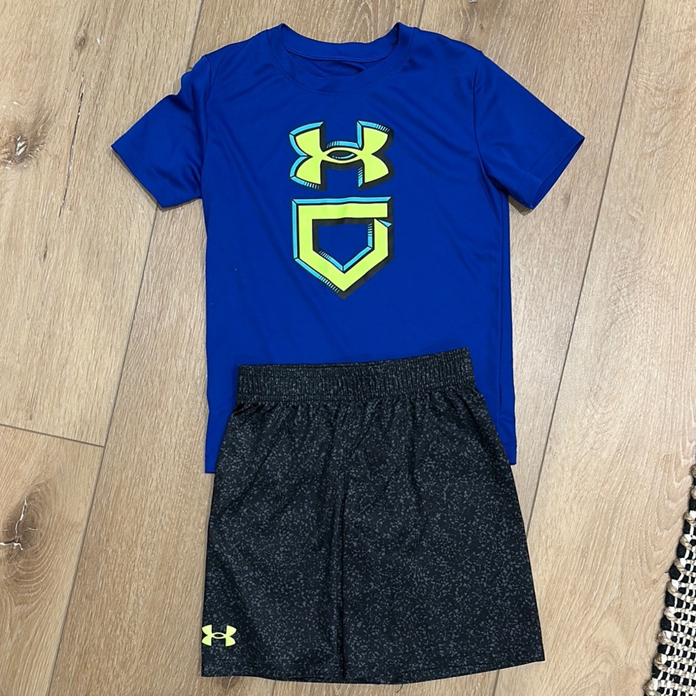 Under Armour Blue and Black Kids Outfit